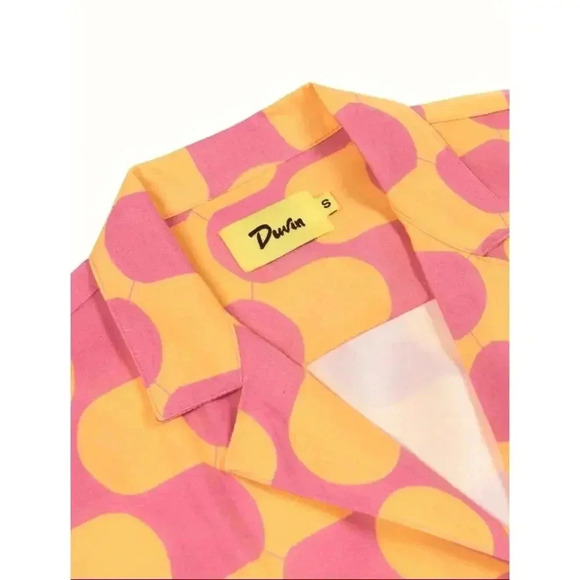 Duvin Design Golden Hour Crop Buttonup Pink NEW NWOT - Picture 4 of 7